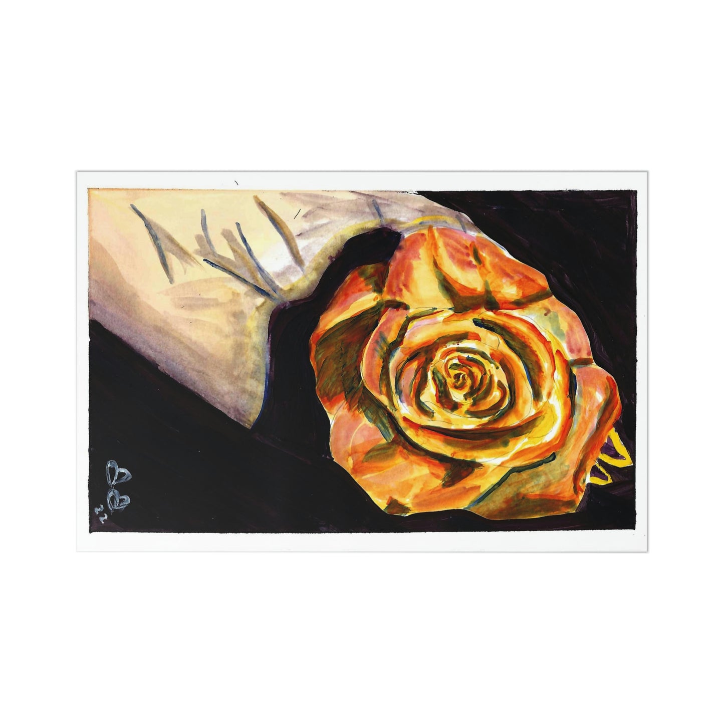 Rose in Hand Postcards (7 pcs)