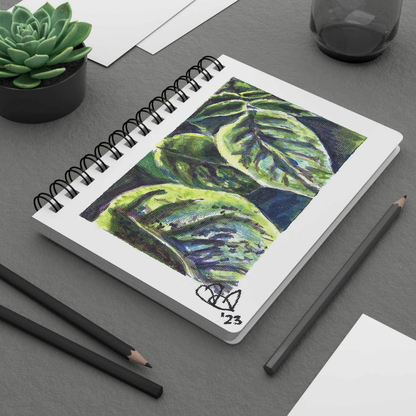 Leaves Spiral Bound Journal