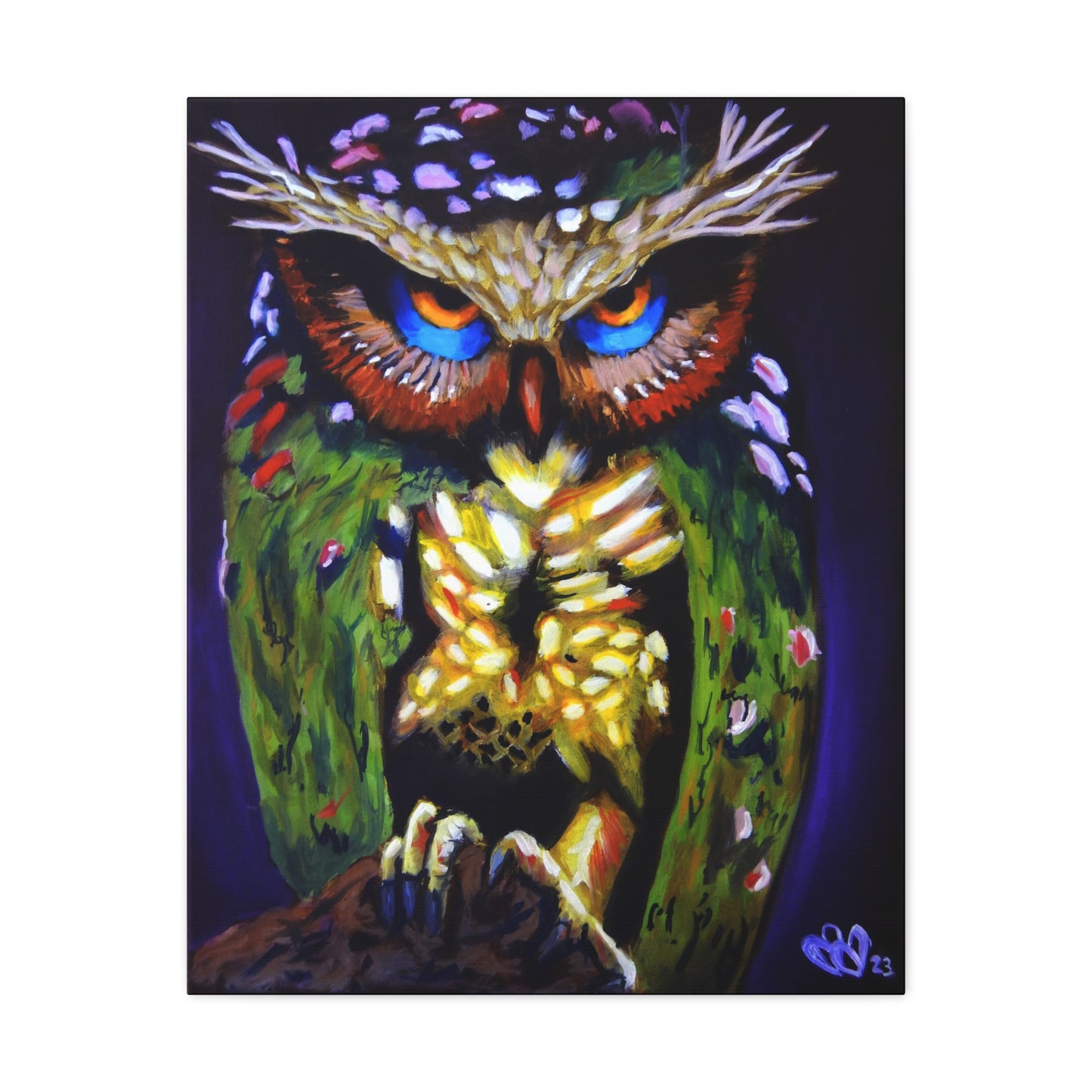 Ethereal Owl Canvas