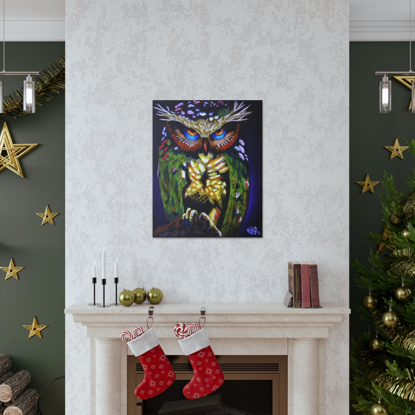 Ethereal Owl Canvas