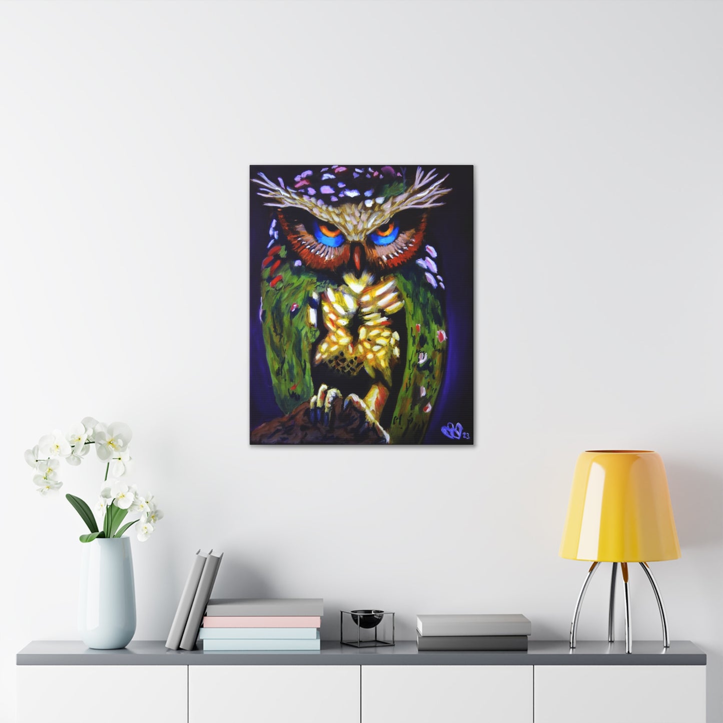 Ethereal Owl Canvas