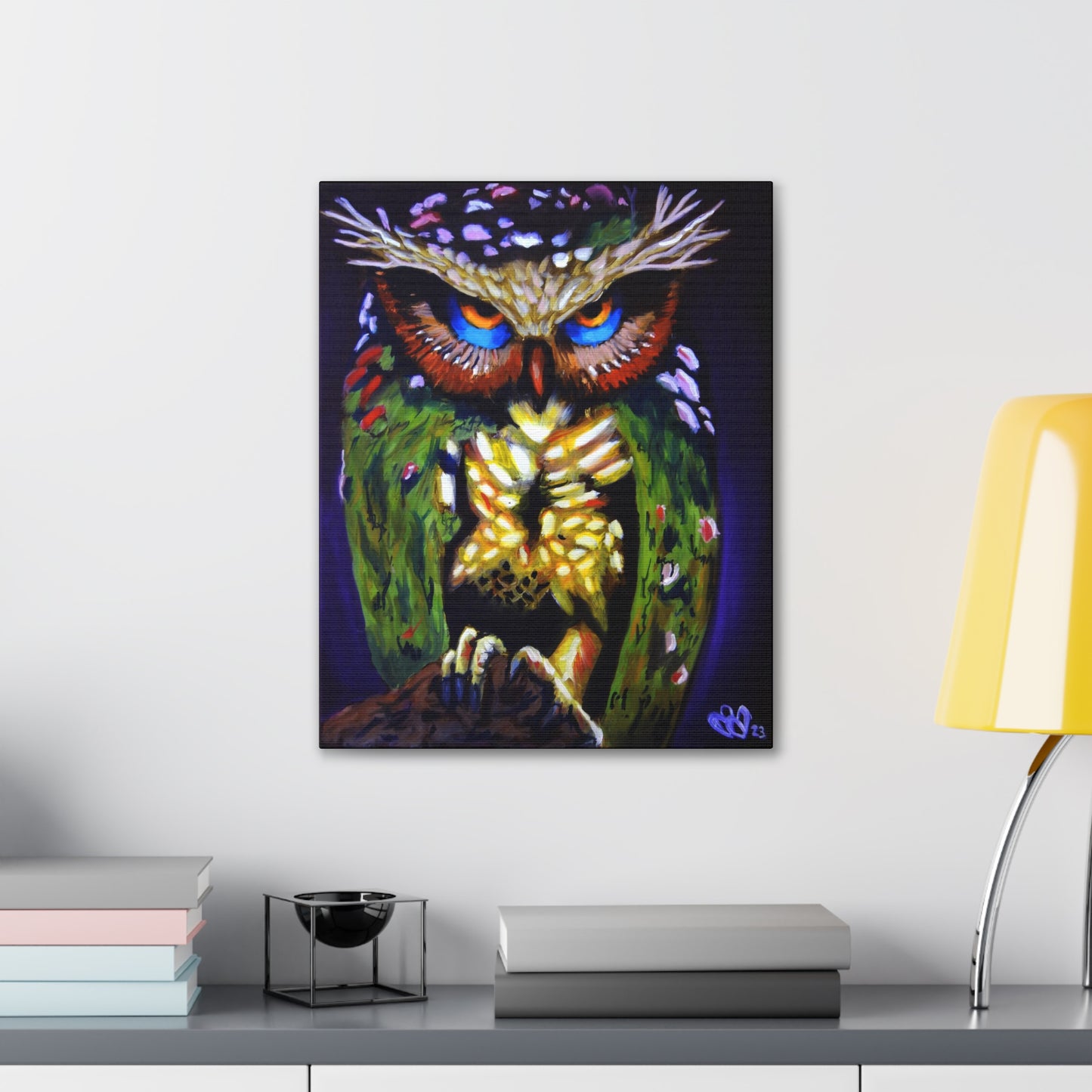 Ethereal Owl Canvas