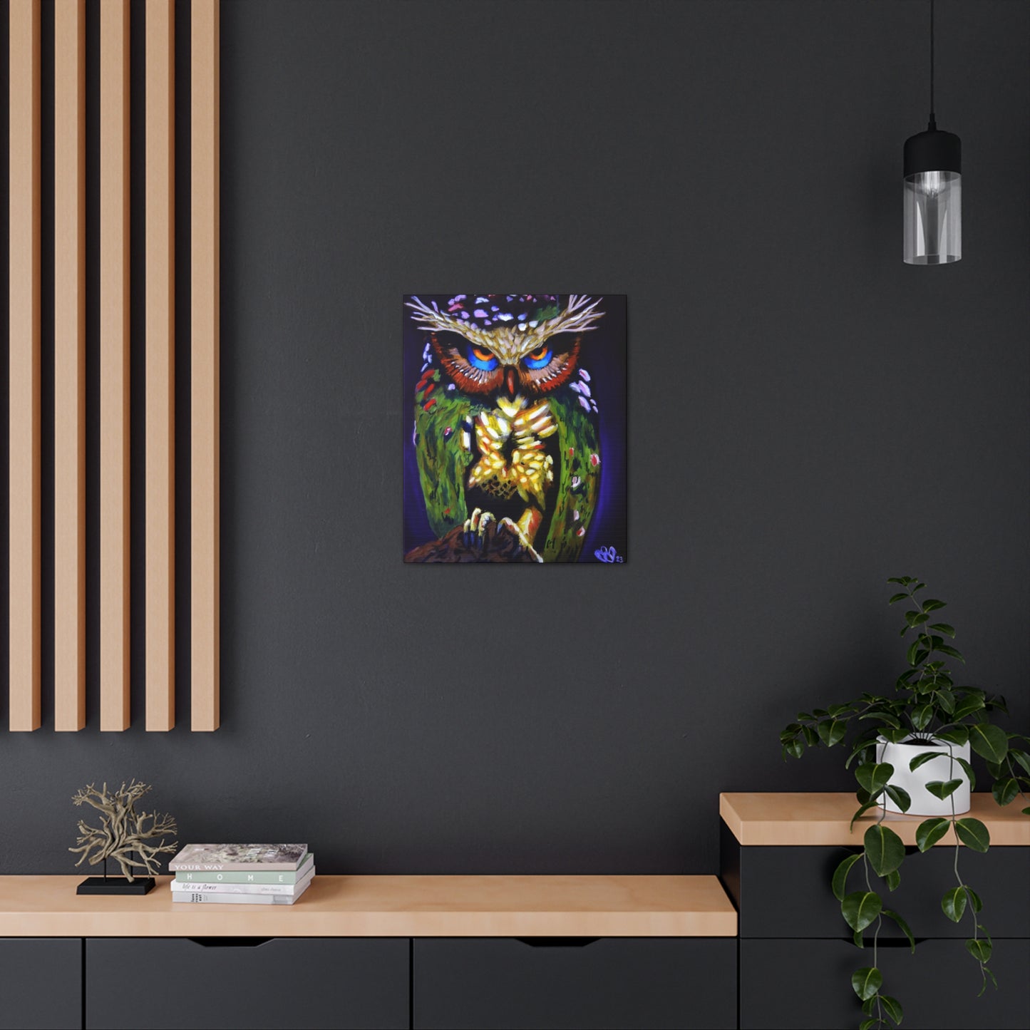 Ethereal Owl Canvas