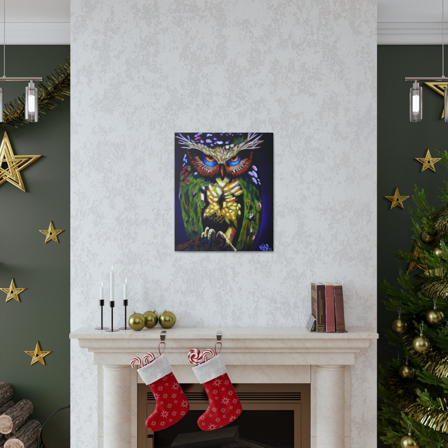 Ethereal Owl Canvas