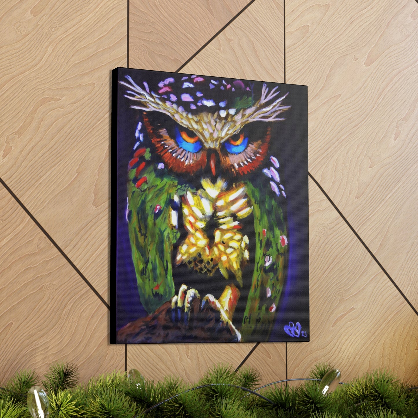 Ethereal Owl Canvas