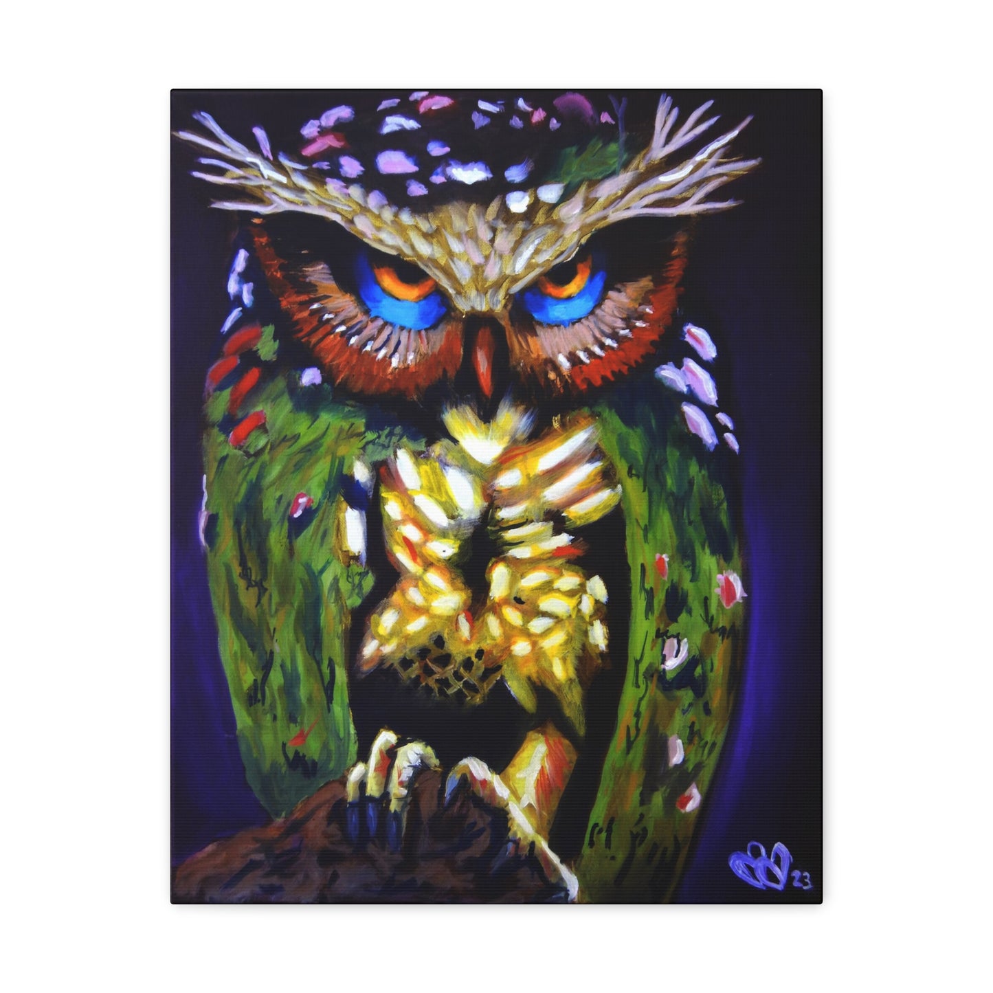 Ethereal Owl Canvas