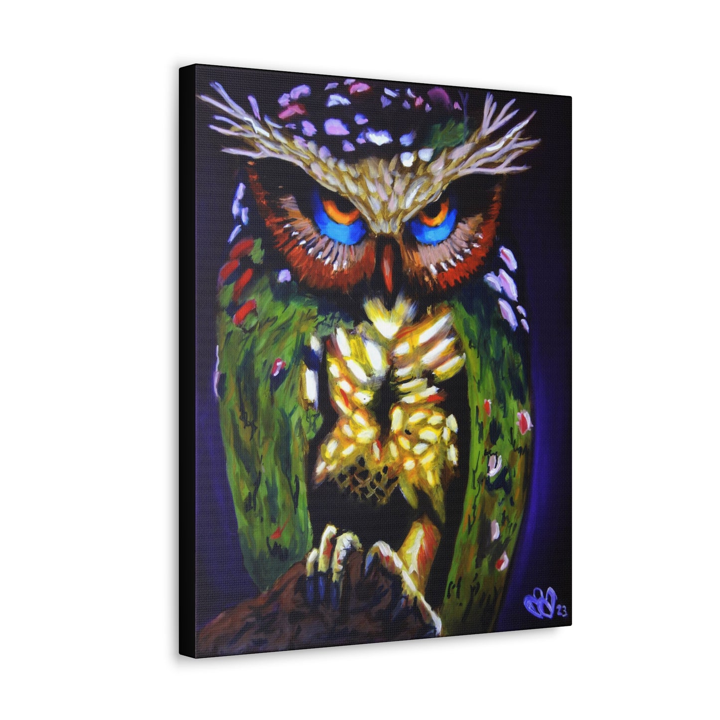 Ethereal Owl Canvas