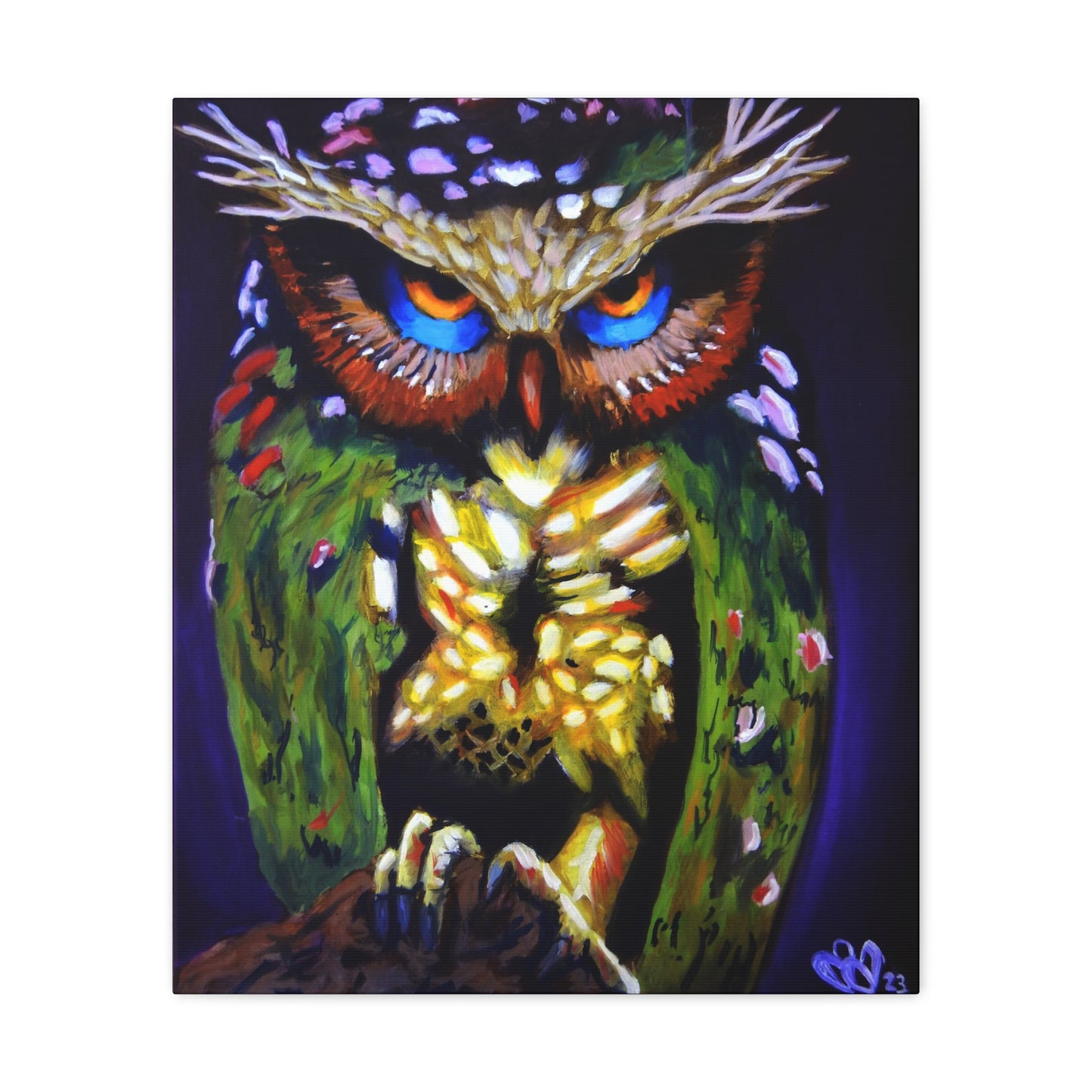 Ethereal Owl Canvas