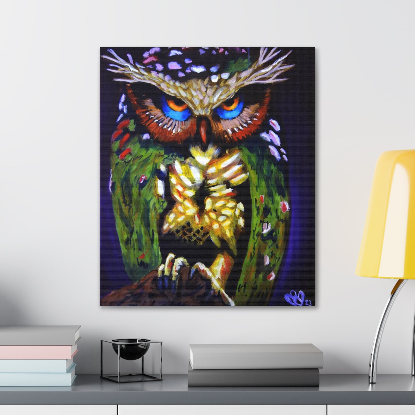 Ethereal Owl Canvas