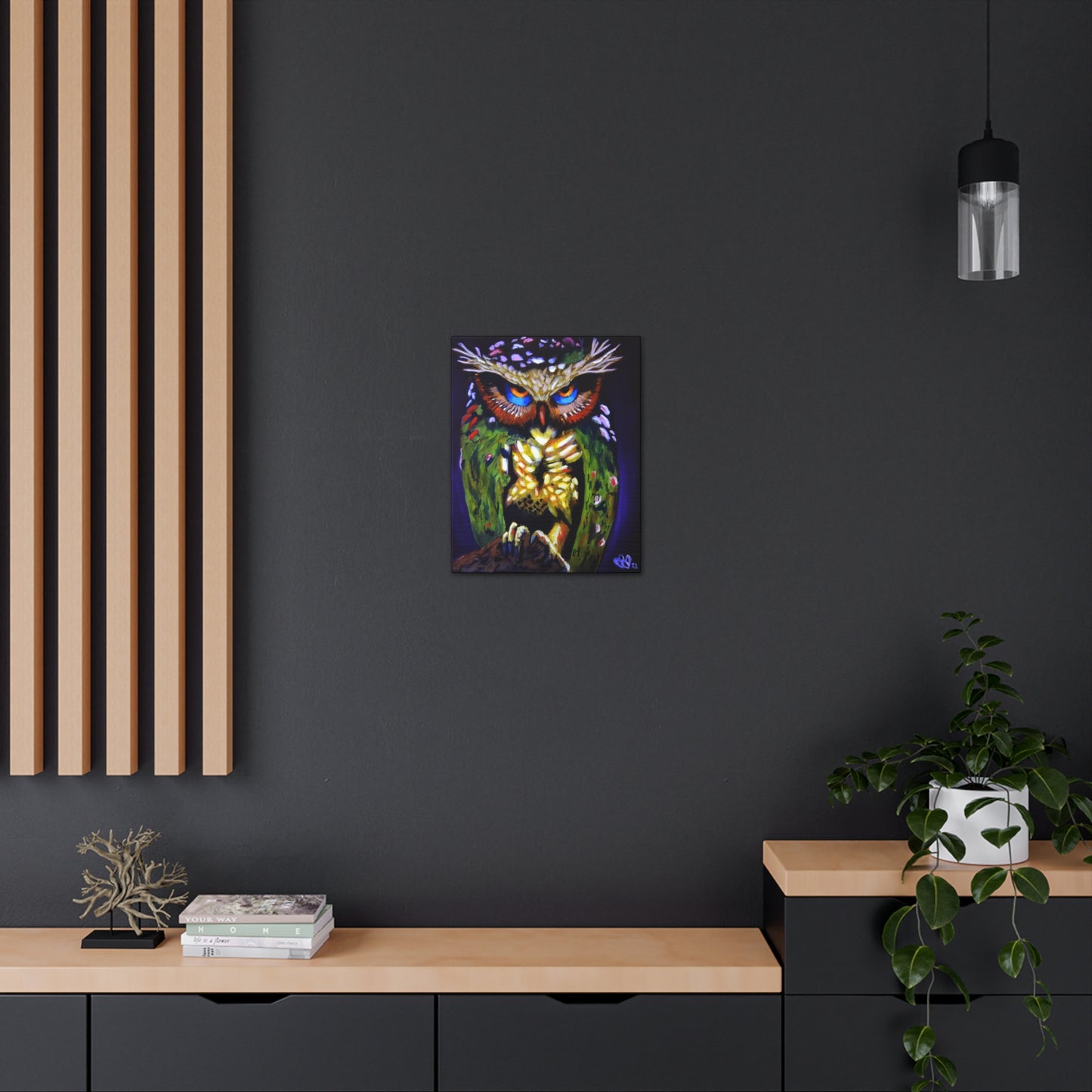 Ethereal Owl Canvas
