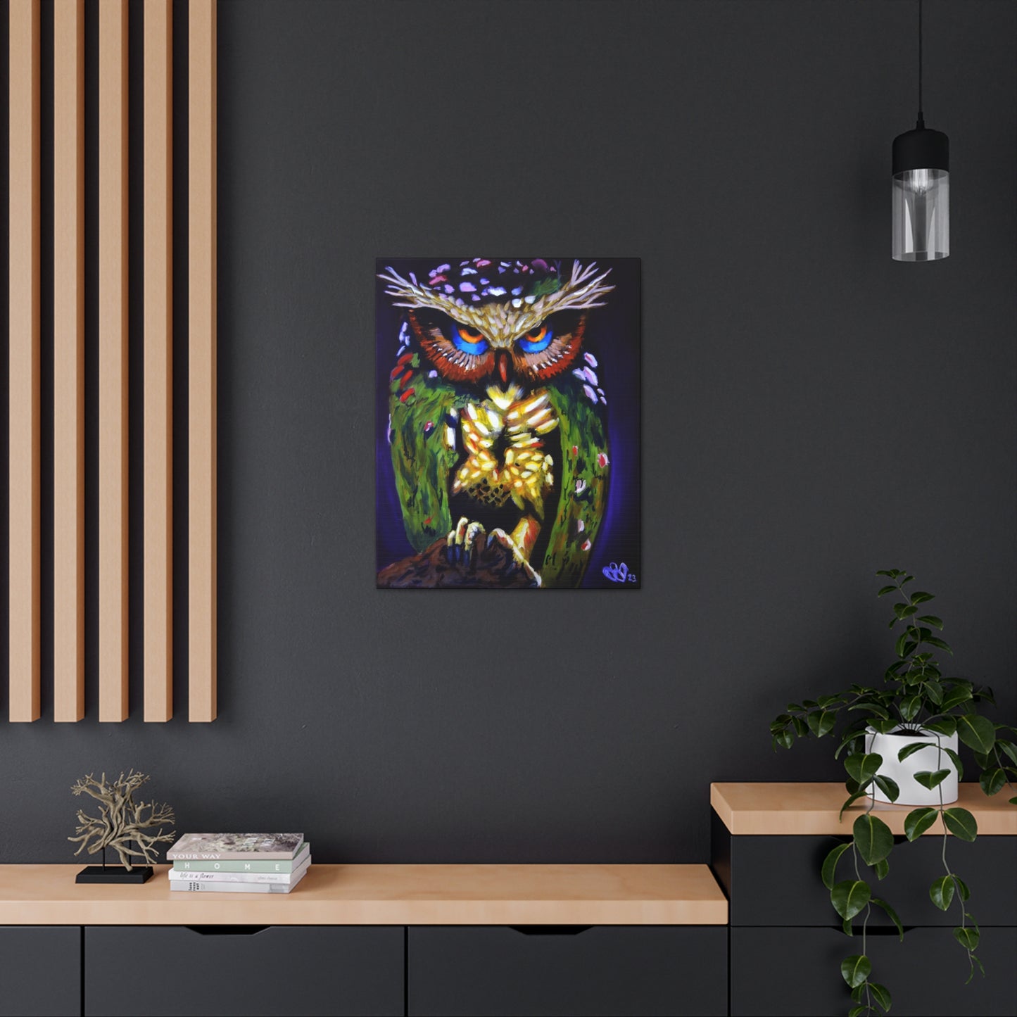 Ethereal Owl Canvas