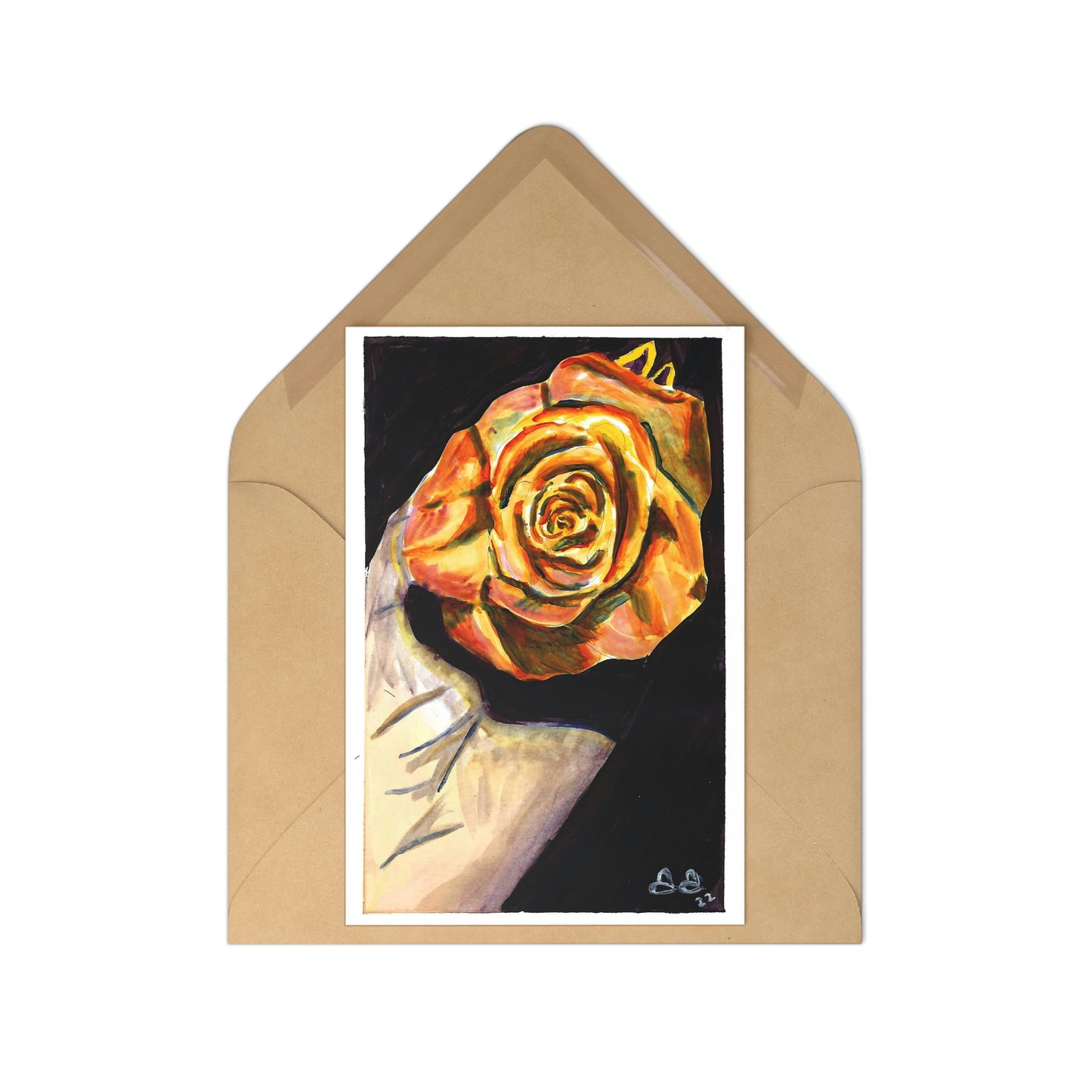 Rose in Hand Postcards (7 pcs)